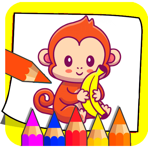 SuperHero Bingo Monkey & Coloring Games