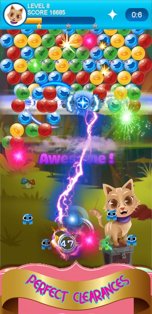 Catly Pop Bubble Shooter Game