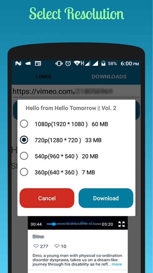 HD Video Downloader for Vimeo