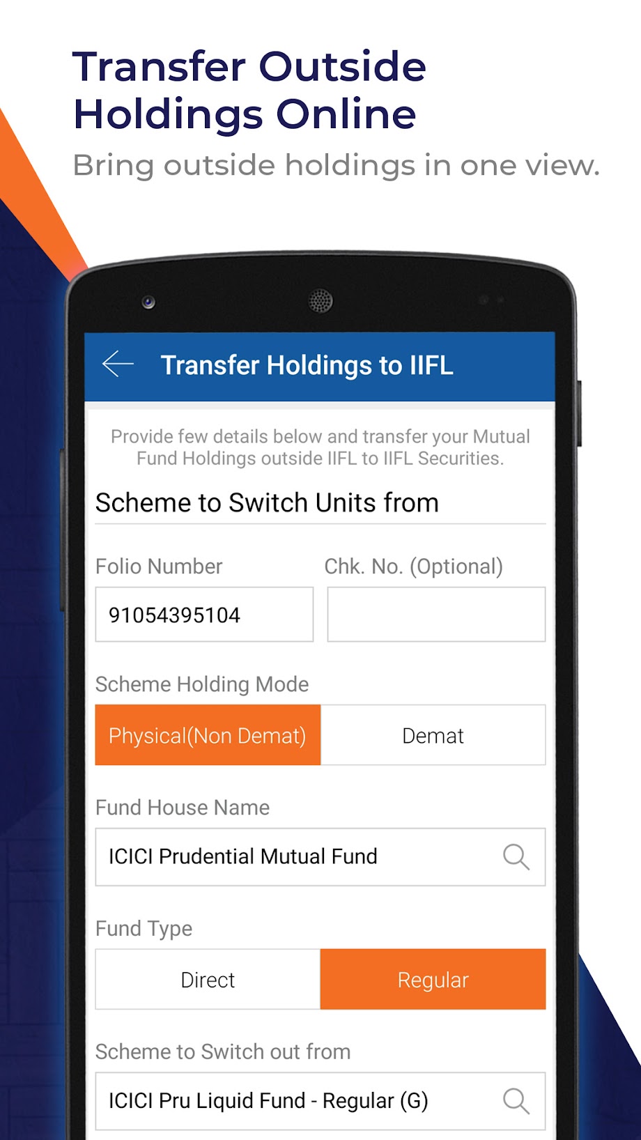 Mutual Fund A service by IIFL