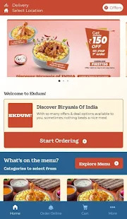 Ekdum Biryani: Order Biryani, Kebab & more Online
