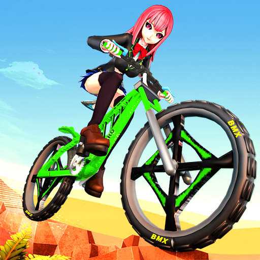 Anime Fearless BMX Track Stunts Racing