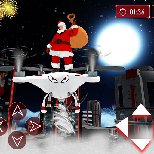 Drone Santa gift delivery game