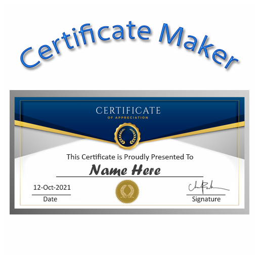 Certificate Maker: Create Certificate Design, Edit