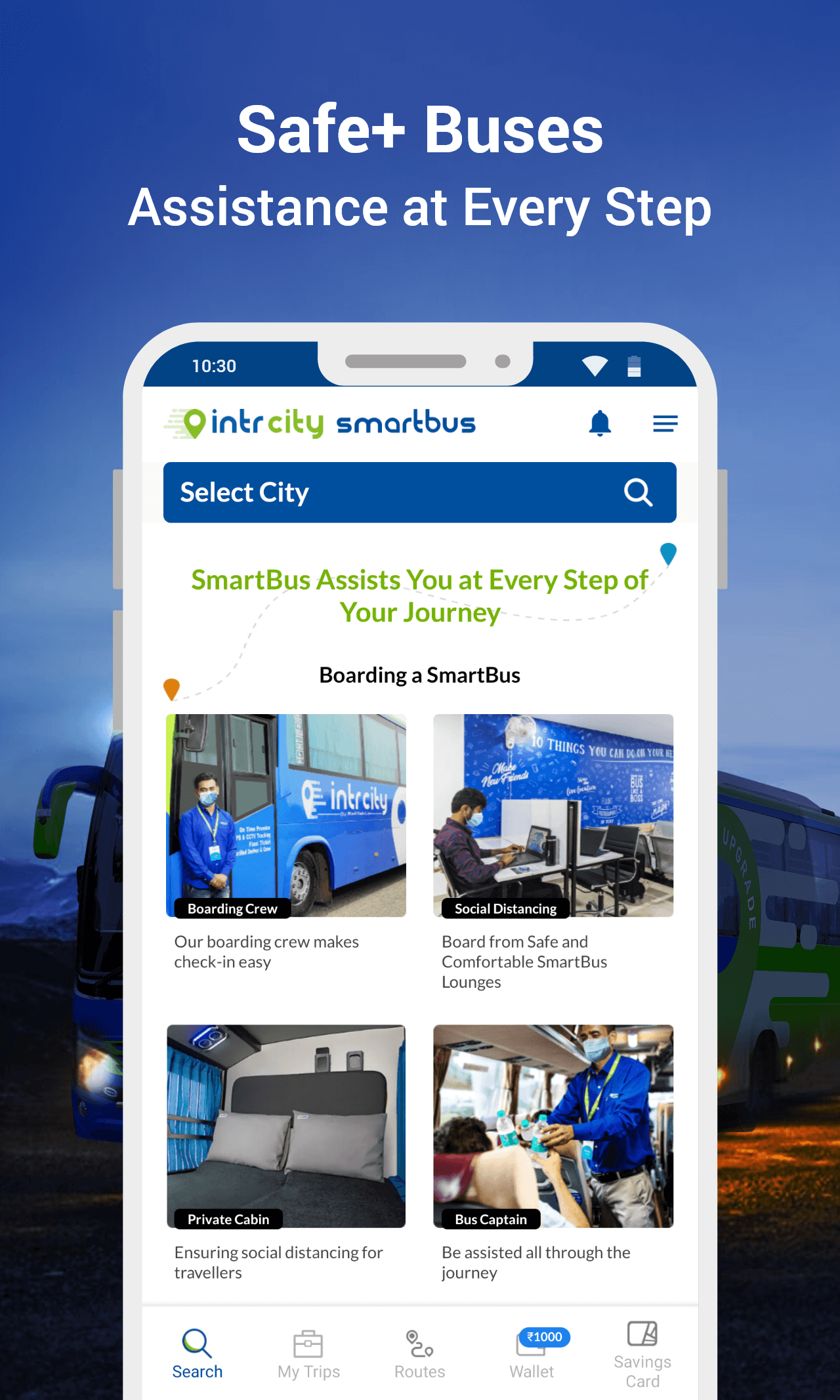 IntrCity: Bus Ticket Booking