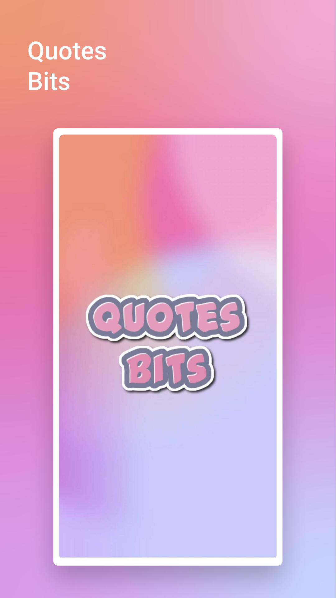 Quote Bits app