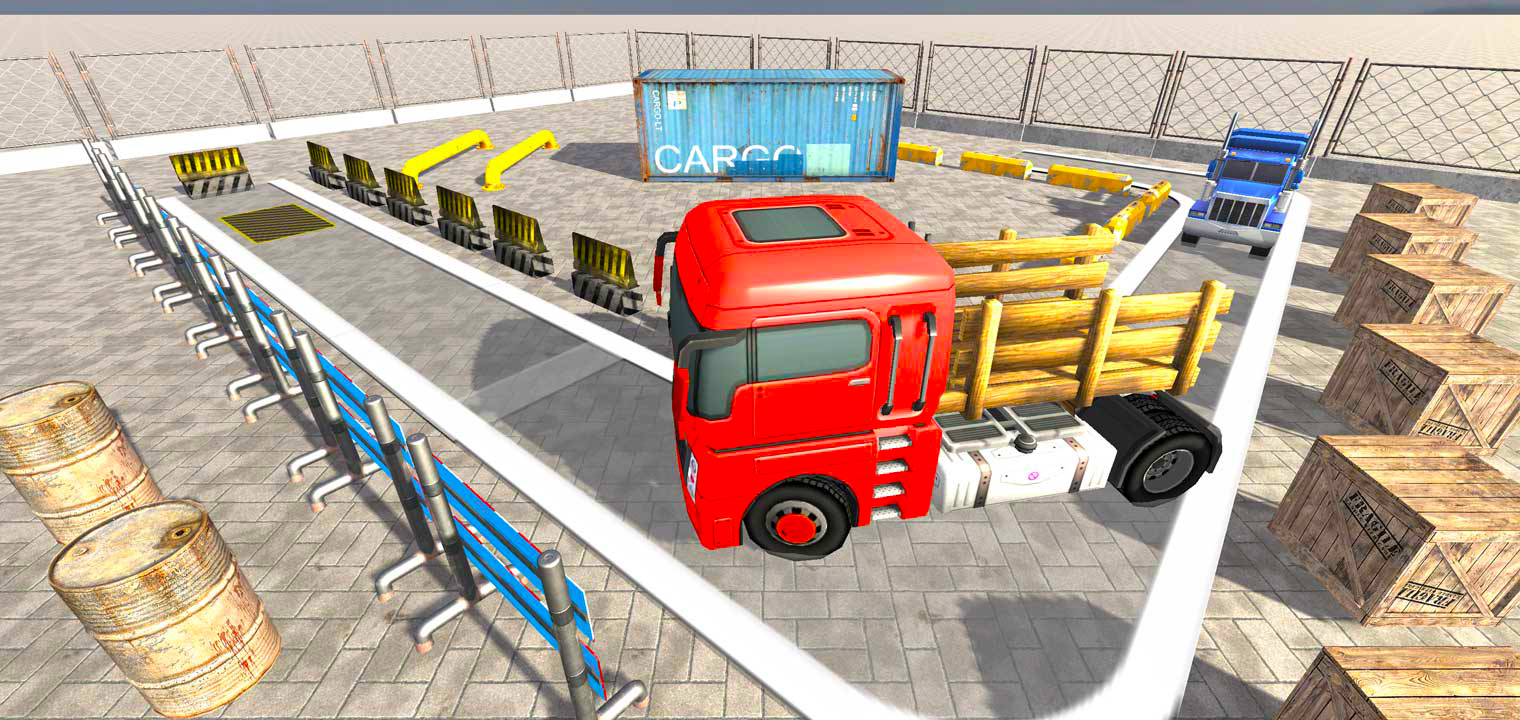 Real 3D US Truck Parking Game