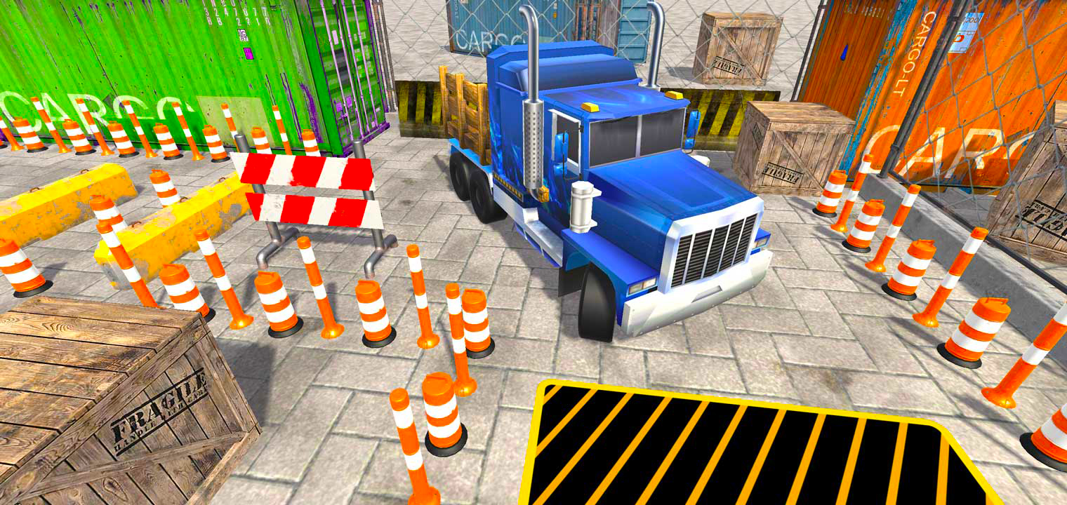 Real 3D US Truck Parking Game