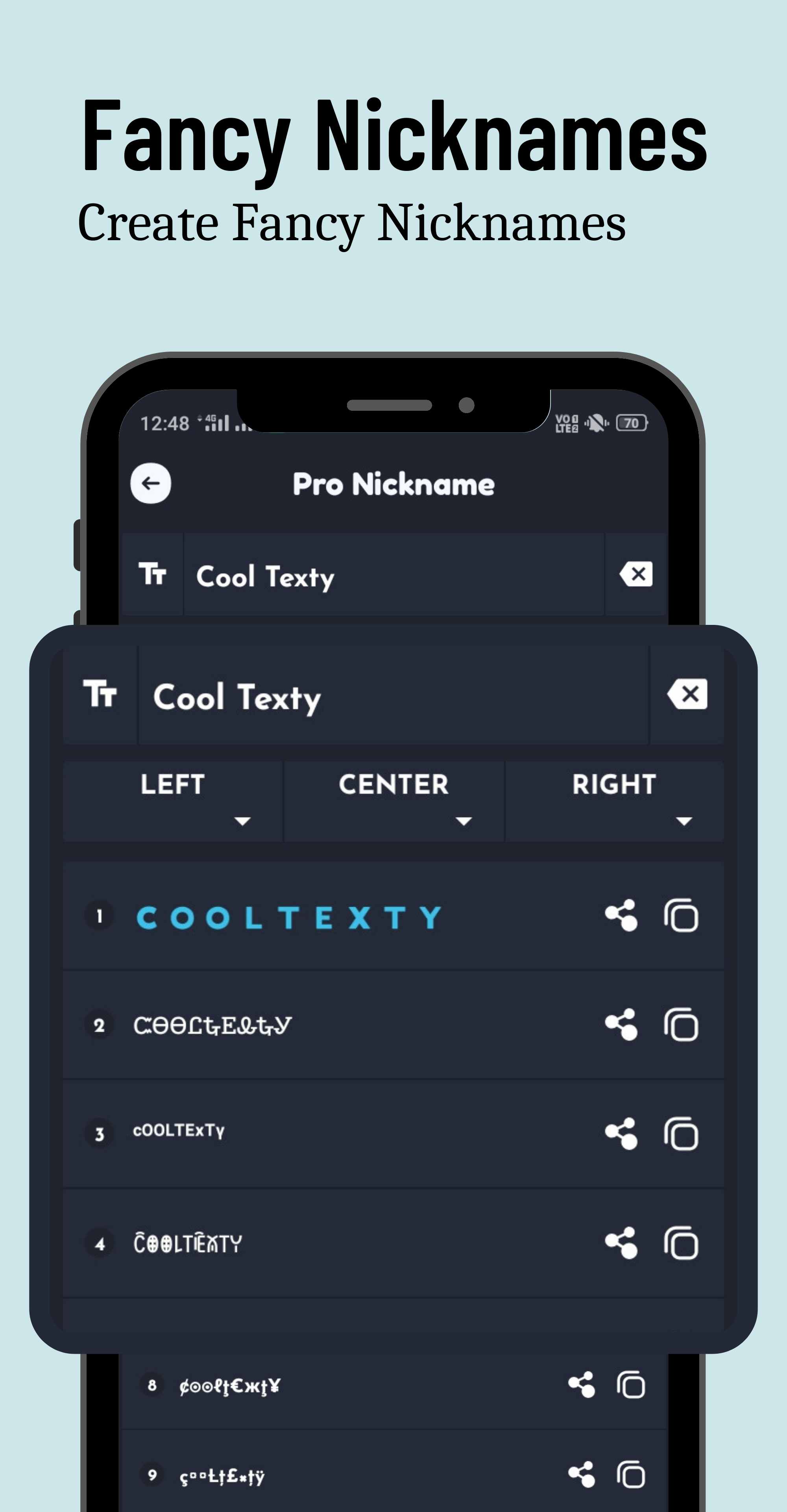 Cool Font~Fancy Text Generator