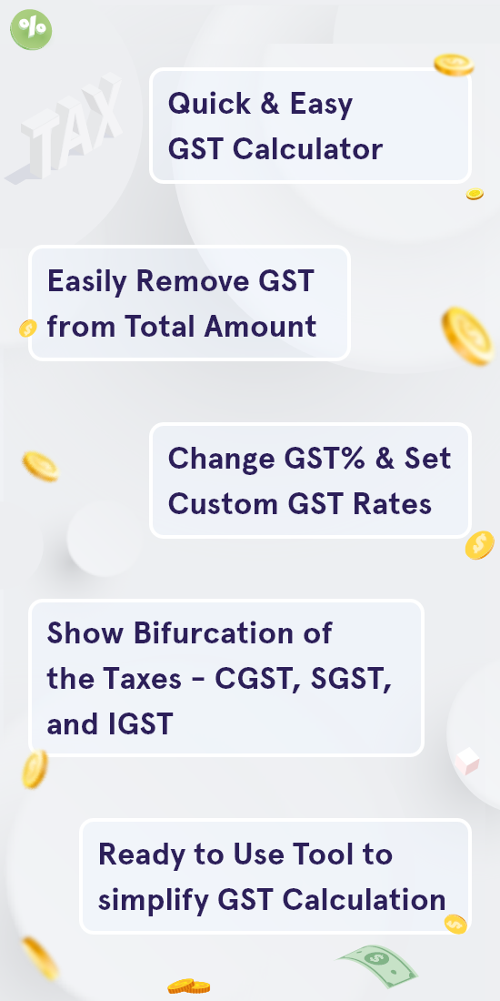 GST Calculator - CGST & SGST