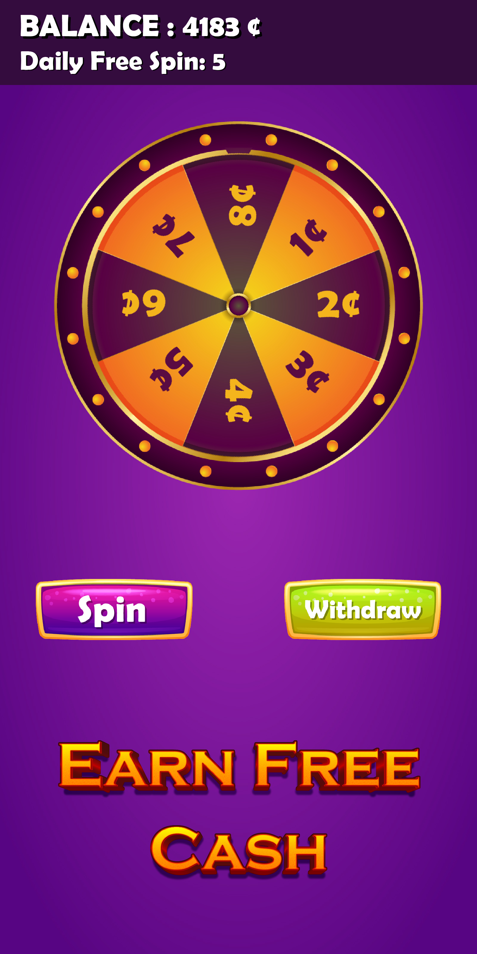 Spin Wheel - Earn real money