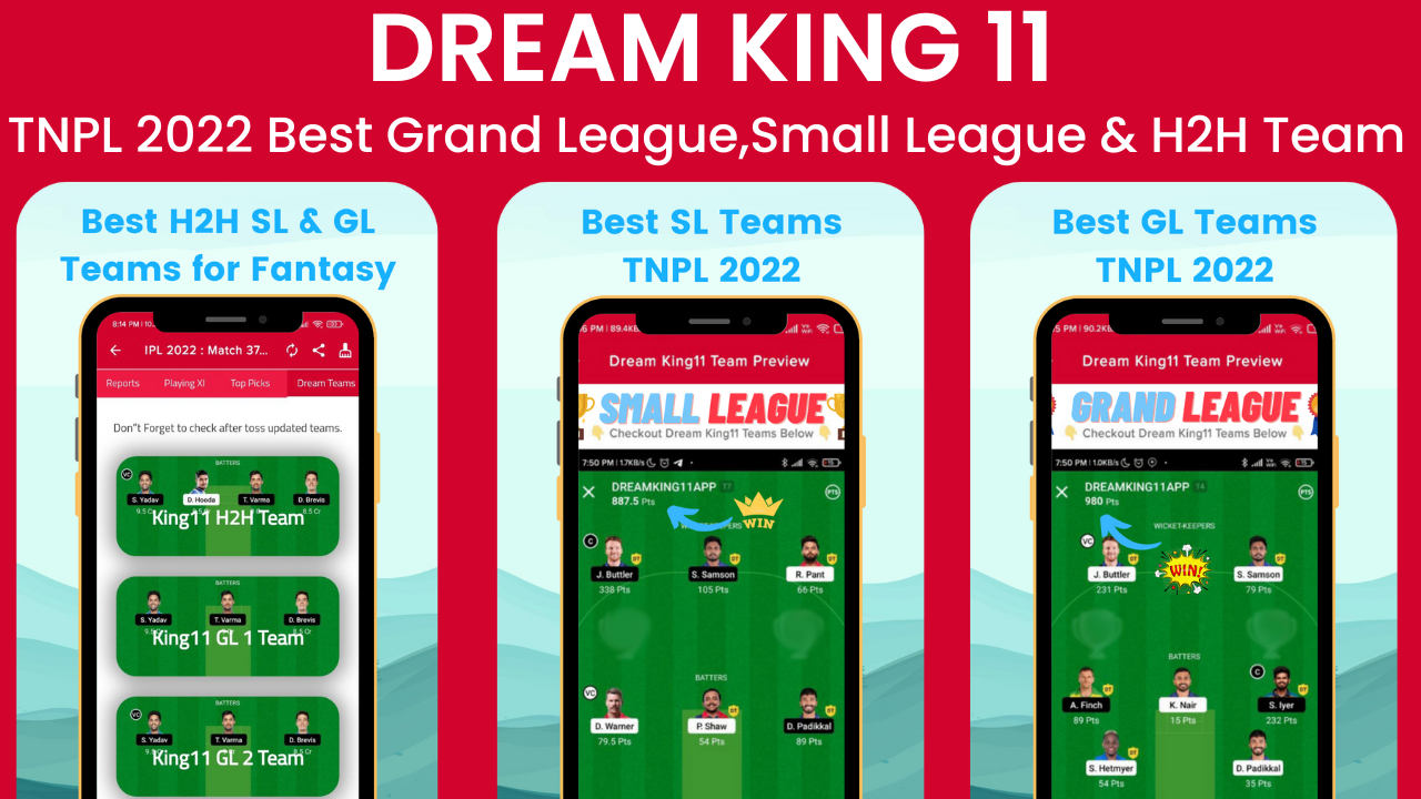 Dream King11 : Dream11 Predictions