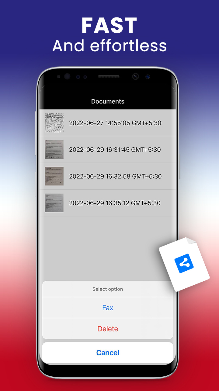 how to send a fax from my phone for free android