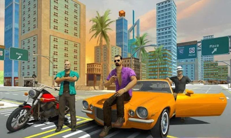 Miami Gangster Grand Mayhem Crime City 3D Gangster