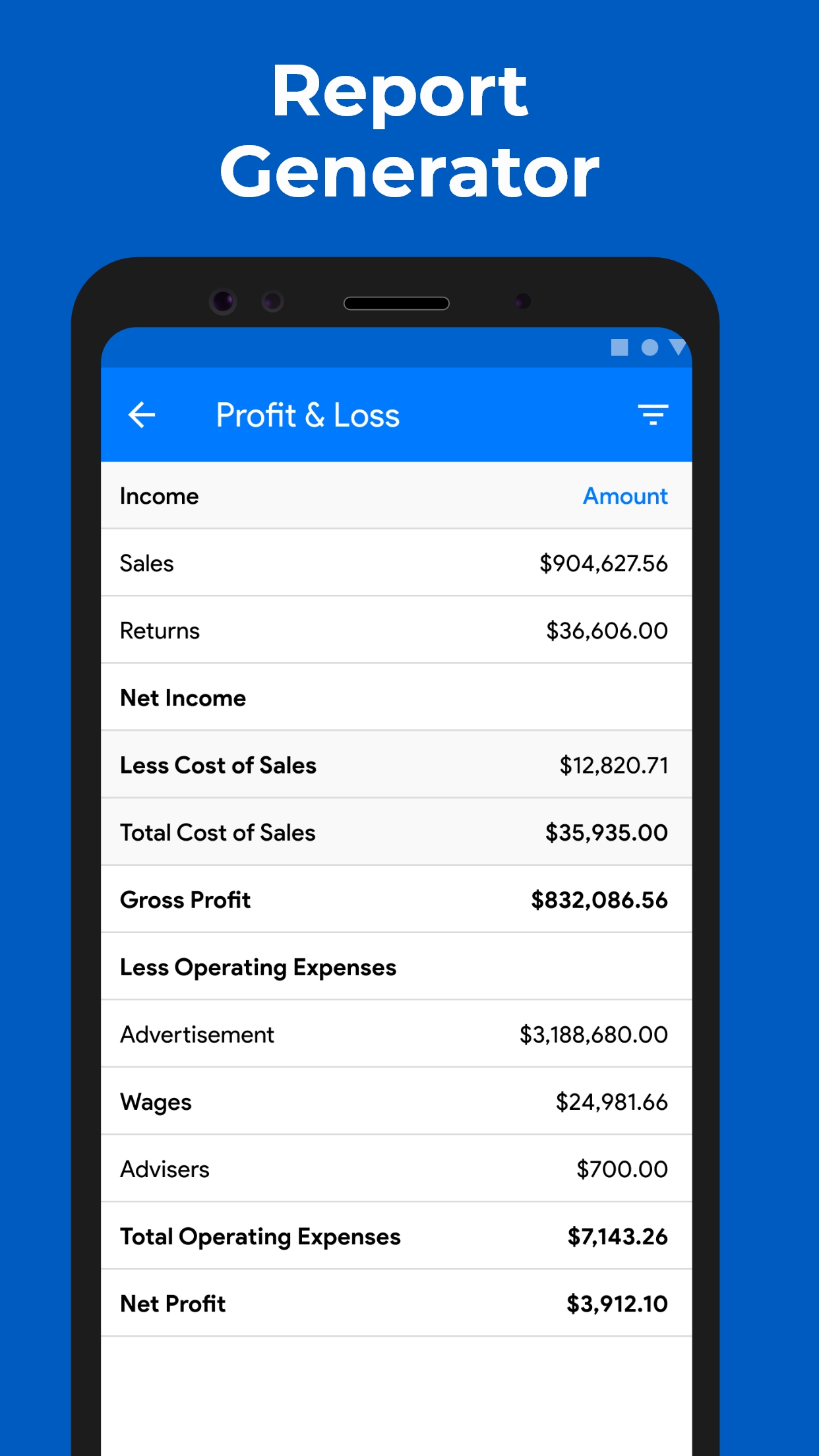 Moon invoice and receipt maker app