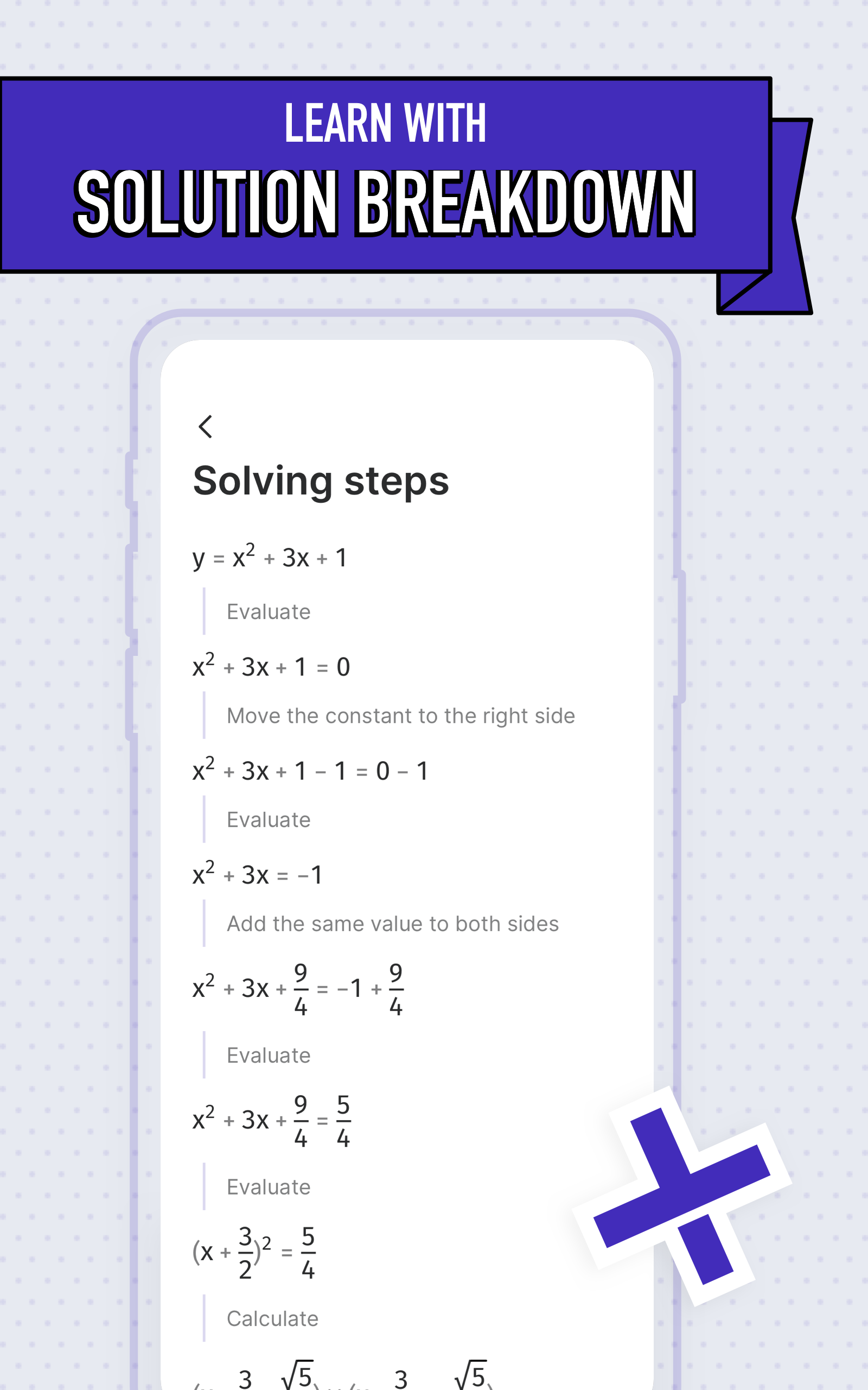 Scan Math - Algebra Solver