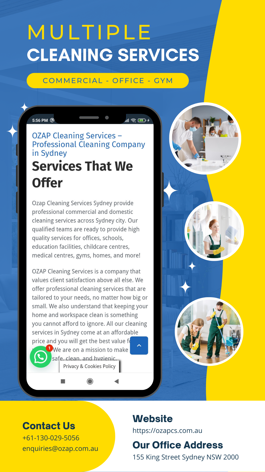 OZAP Cleaning Services Sydney