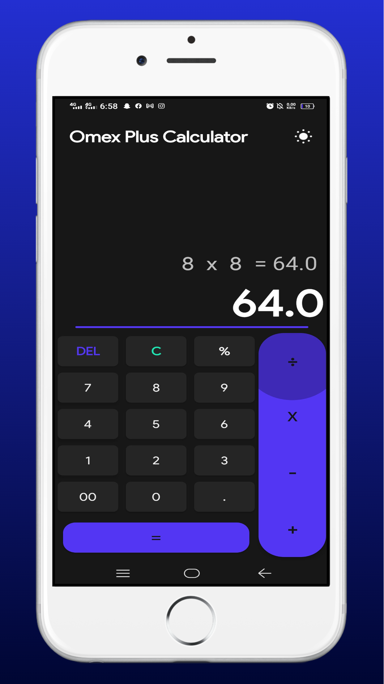 Omex Plus Calculator