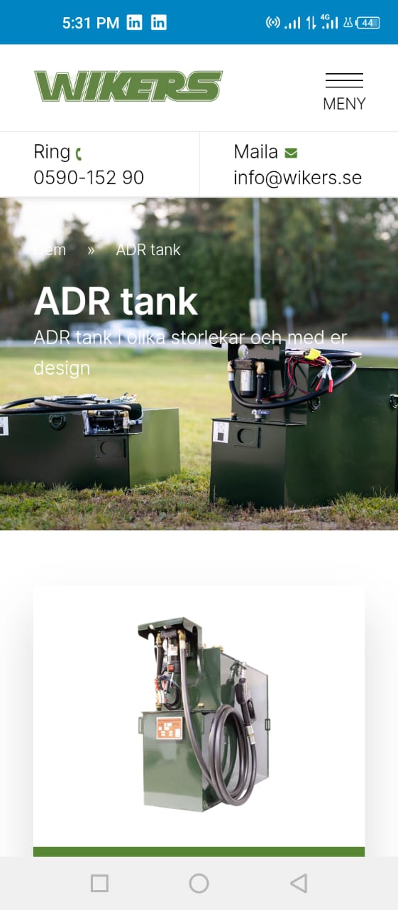 ADR Tank