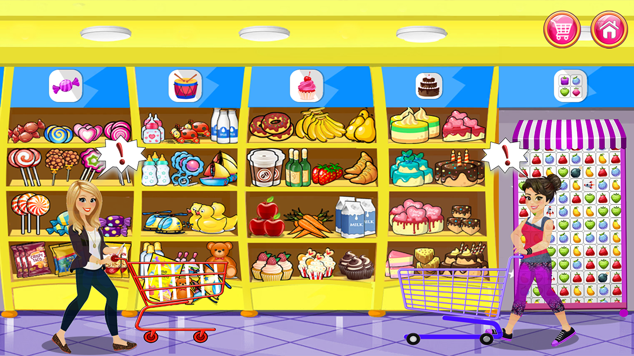 Supermarket Shopping Mall Game