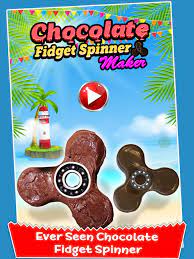 Chocolate Fidget Spinner Maker! Toy Finger Spinner