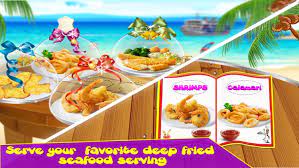 Seafood Deep Fry Maker Cook - A Fast Food Madness