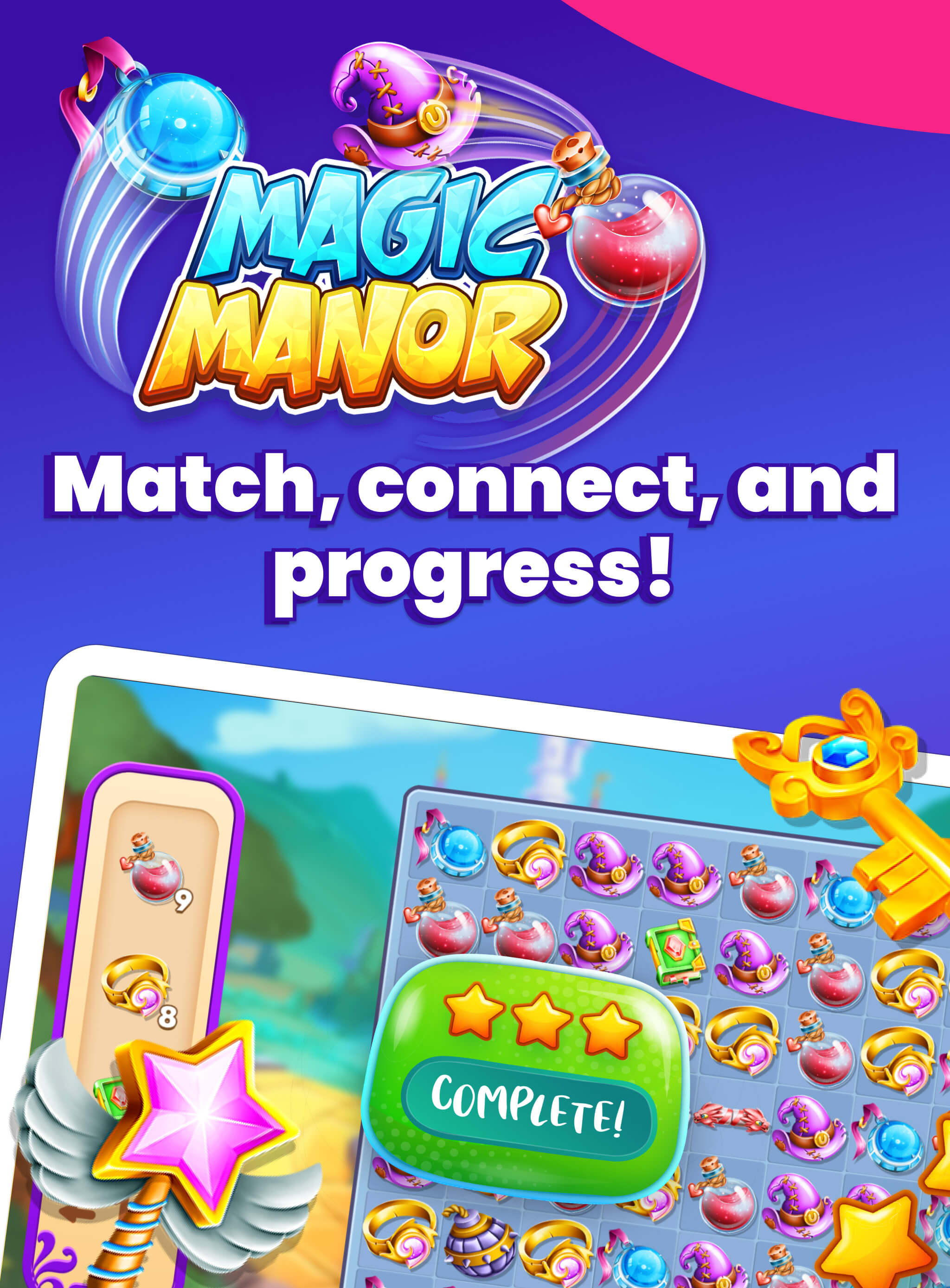 Magic Manor - a Match-3 Game