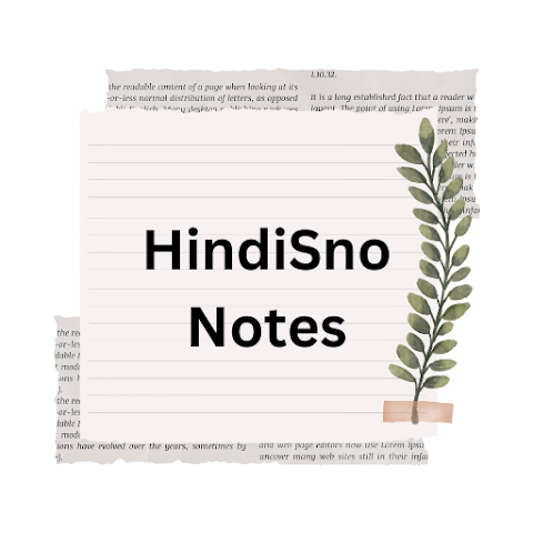 HindiSno Notes