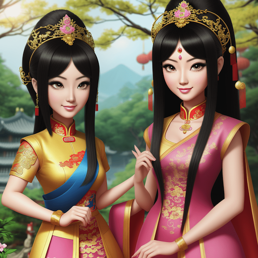 Chinese Girl Makeup & Dress Up