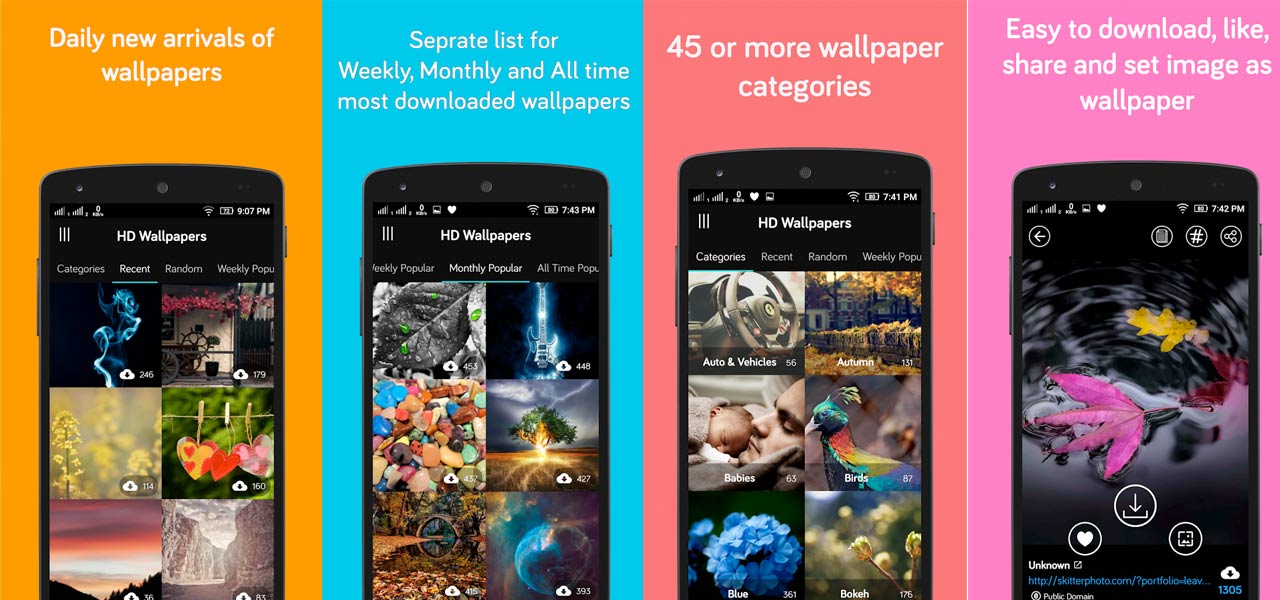 Make Your Smartphone Attractive Using HD Wallpapers App