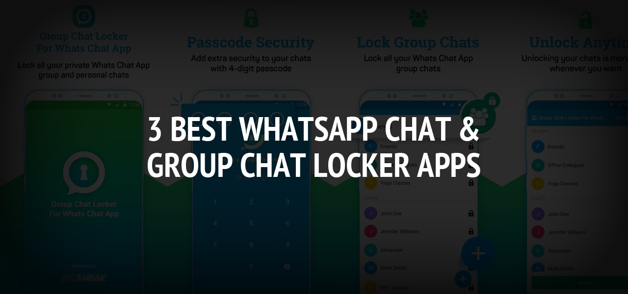 3 Best WhatsApp Chat & Group Chat locker apps