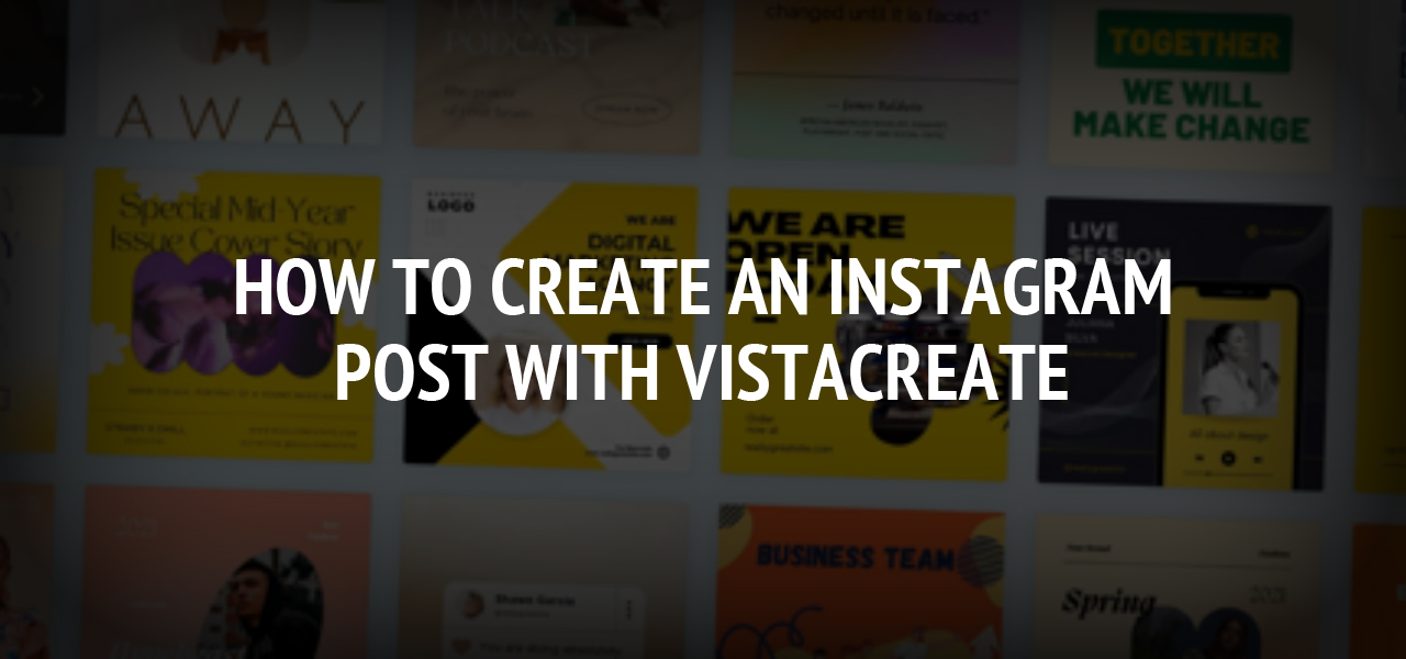 How to create an Instagram post with VistaCreate